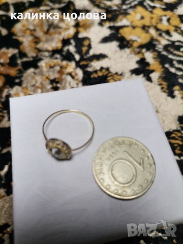 Златно пръстенче 14к /0.77г, снимка 9 - Пръстени - 52669297