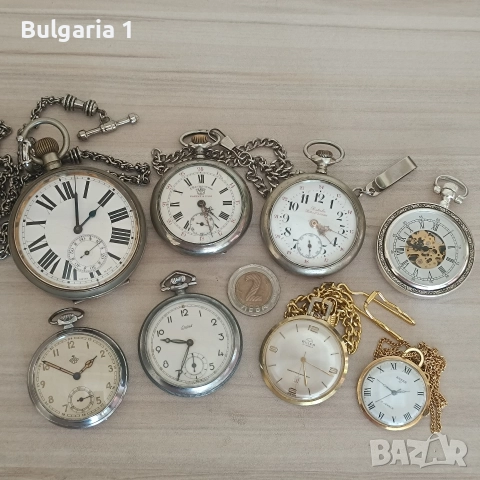 Швейцарски механични джобни часовници/Швейцарски механичен джобен часовник , снимка 2 - Стенни часовници - 51731497