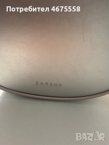 Кожена сребриста чанта Zarena, снимка 10 - Чанти - 52752214