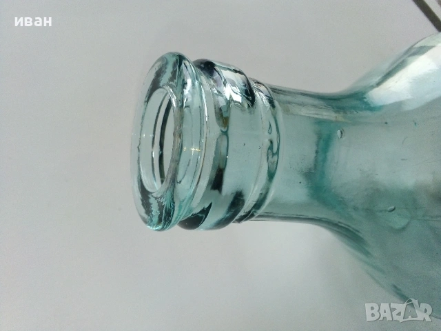 Стари големи стъклени шишета 3л., снимка 10 - Други ценни предмети - 54338633