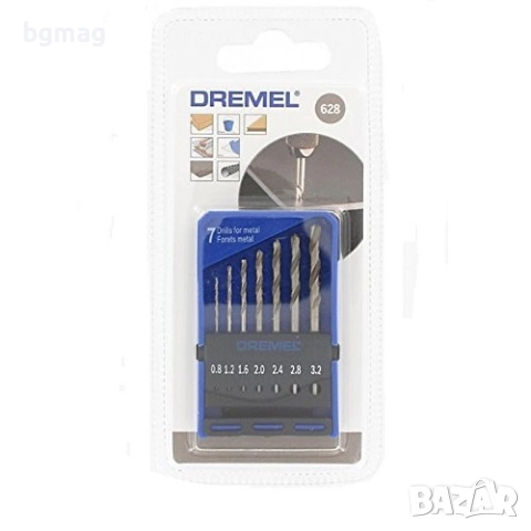 Dremel 628, комплект 7бр. свредла за машини Дремел , снимка 6 - Други инструменти - 52142195