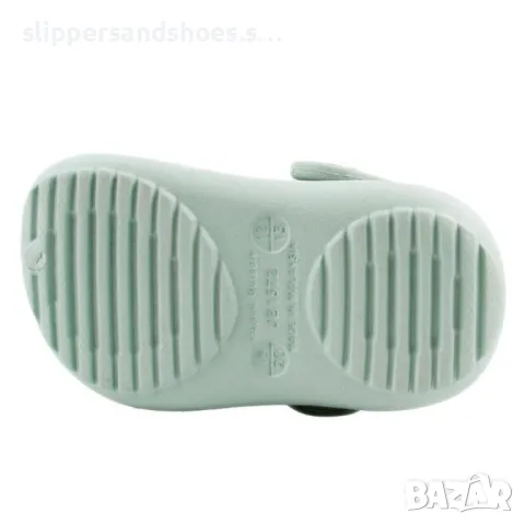 Детски чехли КК в цвят свежа мента, снимка 2 - Детски джапанки - 50083560