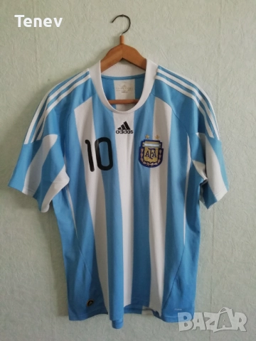 Argentina Lionel Messi Adidas оригинална тениска фланелка Аржентина Меси , снимка 2 - Тениски - 52919324