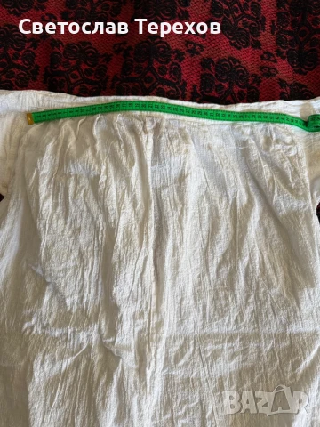Продавам автентична ленена дамска риза за носия, снимка 9 - Ризи - 51310949