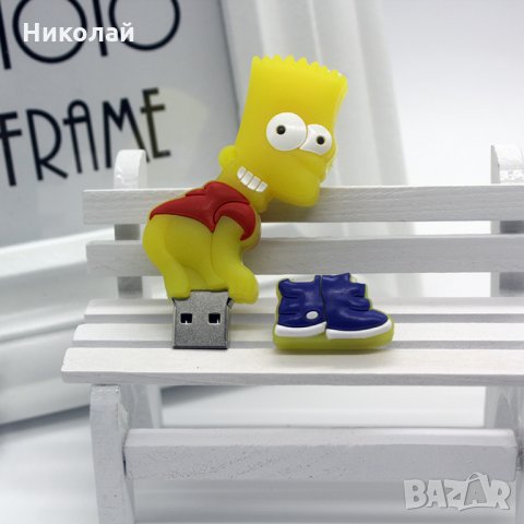 Флашка 32 гб Барт , Семейство симпсън , The Simpsons , Bart Simpsons, снимка 2 - USB Flash памети - 30204642
