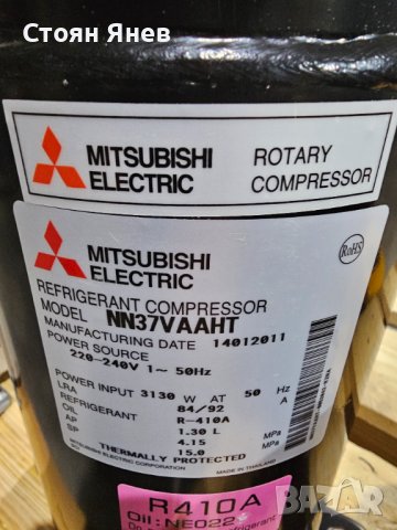 Хладилен компресор Mitsubishi - 9.4 KW /32000 BTU - на R410, снимка 2 - Други машини и части - 42504768