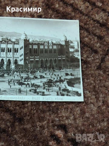 Антикварна Снимка Барселона. , снимка 2 - Колекции - 53210747