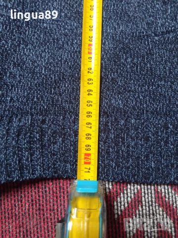 Суичър с цип (без качулка) – размер L, снимка 4 - Суичъри - 52951051