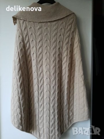 Кашмир. BONGENIE GRIDER. Size M- L Великолепна жилетка Пелерина , снимка 7 - Жилетки - 42642593