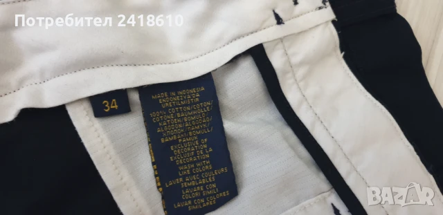 POLO Ralph Lauren Cotton Short Mens Size 34 ОРИГИНАЛ! Мъжки Къси Панталони!, снимка 8 - Къси панталони - 51179740