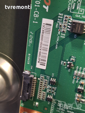 Tcon BOARD ,CV580U1-T01-CB-1 for ,HISENSE 58AE7030F. for 58inc DISPLAY HD580X1U91-L1, снимка 3 - Части и Платки - 44724609