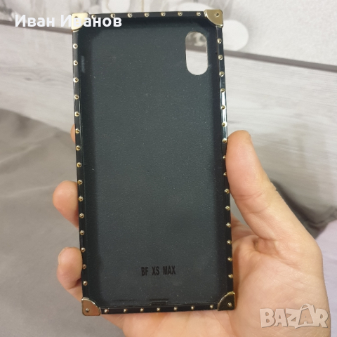 Защитен калъф / кейс за телефон  златист за Iphone XS MAX, снимка 3 - Калъфи, кейсове - 44606434