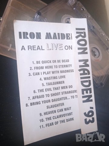 Iron Maiden '93 - аудио касета, снимка 2 - Аудио касети - 44218408