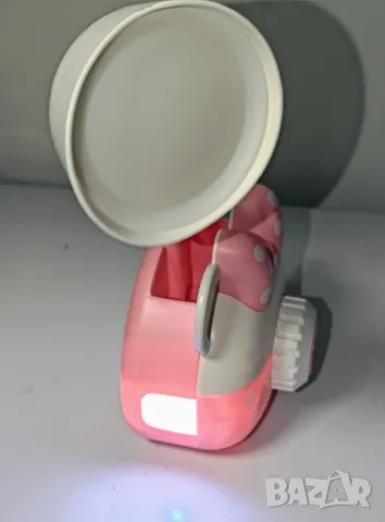 Детска нощна LED лампа презареждаема, с акумулаторна батерия Фотоапарат с острилка, розова за момиче, снимка 3 - Други - 47888379