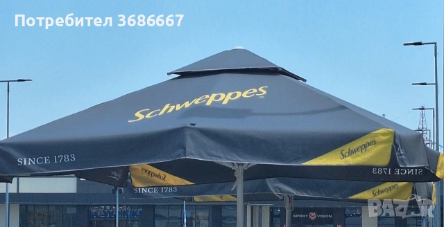 Нови и употребявани платнища за голям чедър с размери 3.5 х 3.5 м.