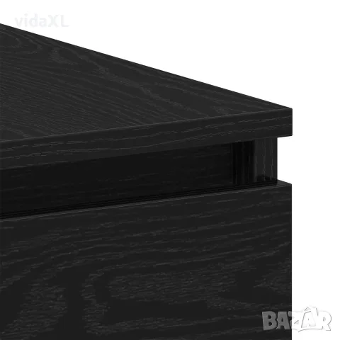 vidaXL Бюро Черния дъб Инженерна дървесина 140 x 50 x 76 см, снимка 9 - Бюра - 56147009