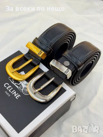 Celine Унисекс Колан Естествена Кожа С Кутия🔝Дамски Колан Селин🔝Мъжки Колан Код D1706