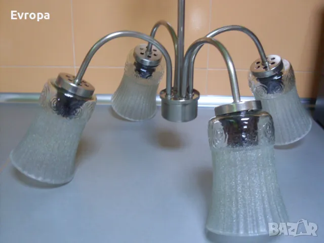 Стар абажур, полилей., снимка 12 - Лампи за таван - 37665084