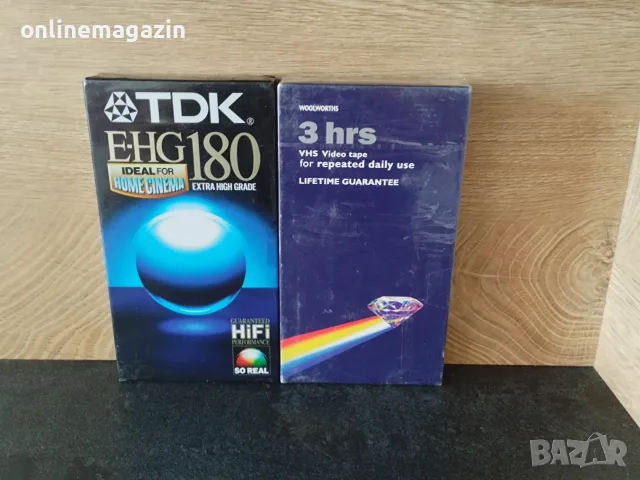 2 броя нови видеокасети VHS