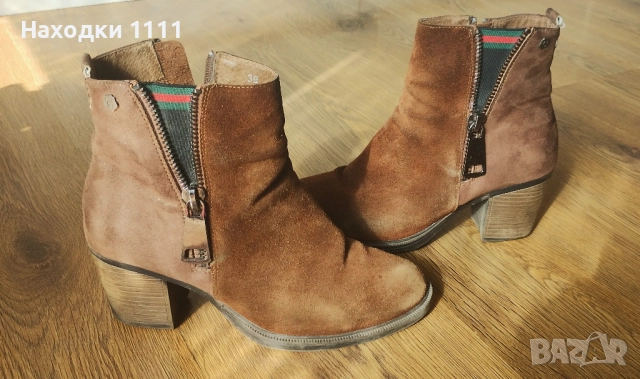 Прекрасни боти ботуши естествен велур, испански Carmela, размер 39, снимка 4 - Дамски боти - 52203029
