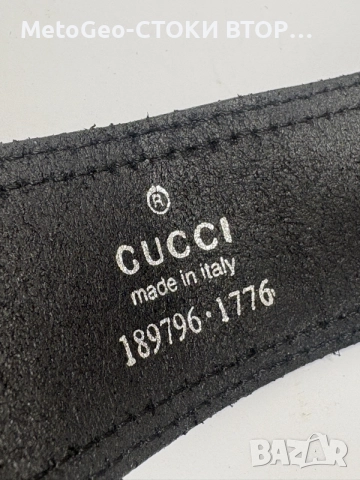 Оригинален колан на GUCCI made in italy естествена кожа, снимка 5 - Колани - 55850685