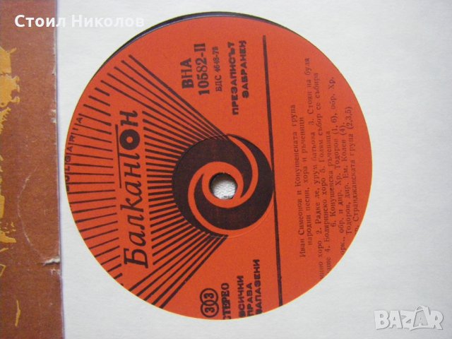 ВНА 10582 - Иван Симеонов и Конушенската народна група, снимка 3 - Грамофонни плочи - 31747722