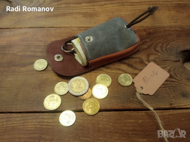 Кожен калъф за авто ключ, кожен ключодържател, детско портмоне, кожен аксесоар , снимка 4 - Аксесоари и консумативи - 51682417
