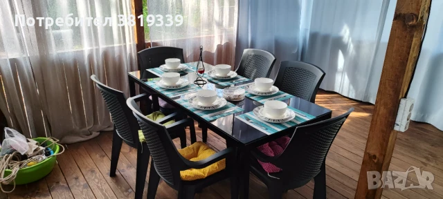 Каравана под наем | Къмпинг 4 Сезона | Градина, снимка 10 - Почивки на море - 50648556