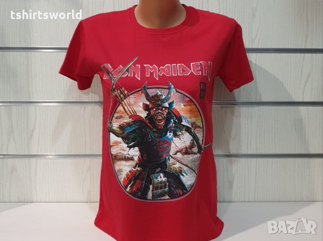 Дамска тениска с дигитален печат на музикалната група IRON MAIDEN - Senjutsu Album Palace Circle, снимка 8 - Тениски - 35277515