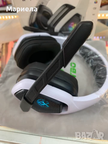 Безжични геймърски слушалки за PC, PS5, PS4, 2.4 Ghz USB и Type-C, снимка 6 - Bluetooth слушалки - 51259143