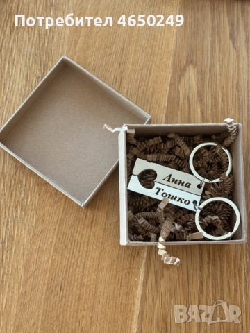 Персонално гравиран ключодържател от неръждаема стомана