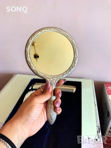 Луксозен Дамски Посребрен Комплект, снимка 7 - Други - 50597715