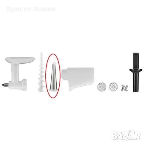 KitchenAid Приставка за месомелачка и пюре, снимка 3 - Кухненски роботи - 55812216