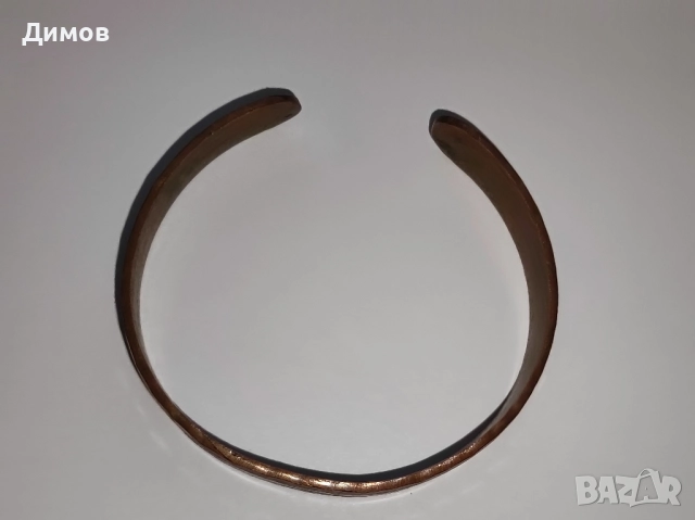 Медна гривна Браслет , снимка 2 - Гривни - 52705266