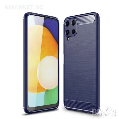 Samsung Galaxy A22 4G Удароустойчив Carbon Fiber Калъф и Протектор, снимка 3 - Калъфи, кейсове - 48545912