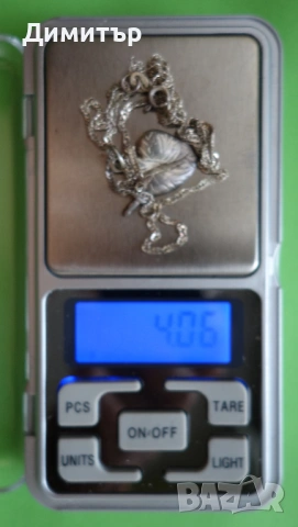 Сребърен синджир със сърце 925, снимка 4 - Колиета, медальони, синджири - 53925270