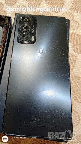 Работеща Motorola Edge 20 (XT2143-1) – Счупен дисплей / За части или ремонт, снимка 6 - Motorola - 54087197