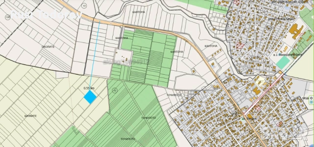 Поземлен имот 5 500кв.м., на 550 метра от главен път гр. Айтос - кв. ”Ветрен”, м. ”БИЛКИТЕ”, снимка 2 - Земеделска земя - 52912875