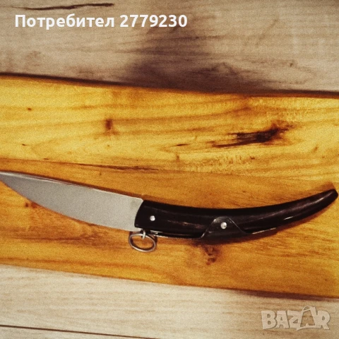 Стара сойка от биволски рог с орнаменти н, снимка 15 - Антикварни и старинни предмети - 51308235