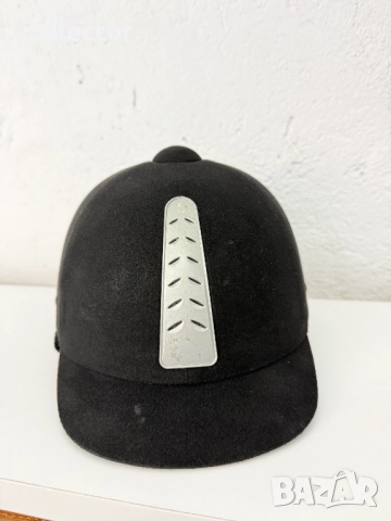 Жокейска шапка / каска за конна езда. №7710, снимка 3 - Антикварни и старинни предмети - 52736450