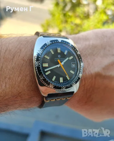 Рядък Винтидж Дайвър Junghans Automatic (1970s) – Обслужен! бартер, снимка 4 - Мъжки - 55802244