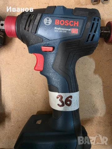 Безчетков винтоверт, импакт, гайковерт Бош Bosch , снимка 6 - Винтоверти - 50478317