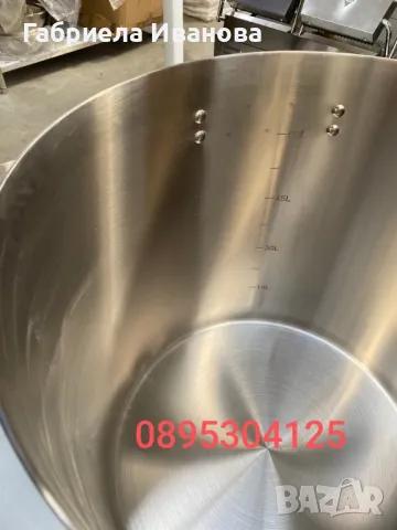 Тенджери(казани) от неръждаема стомана 2мм с двойно дъно!Топ качество и цени от 159лв!, снимка 3 - Съдове за готвене - 49095700