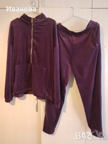 плюшен плътен комплект