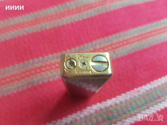 Позлатена запалка PIERRE CARDIN, снимка 4 - Антикварни и старинни предмети - 53230196
