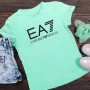 EA7 Armani/ Армани Мъжки, дамки, детски тениски, къс ръкав, памучна фланелка, розово, черно, зелено, снимка 2