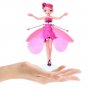 Детска кукла Летяща фея Flying Fairy розова, снимка 3