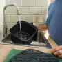 Уред за здравословно готвене BOSCH MAF462B0 6.10 L, ТАЙМЕР, ЧЕРЕН, снимка 5