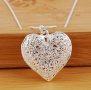 Сребърен медальон - Сърце Код: K110, снимка 3
