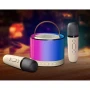 Преносима Караоке Тонколона с Един или с Два Микрофона и RGB Осветление, снимка 8